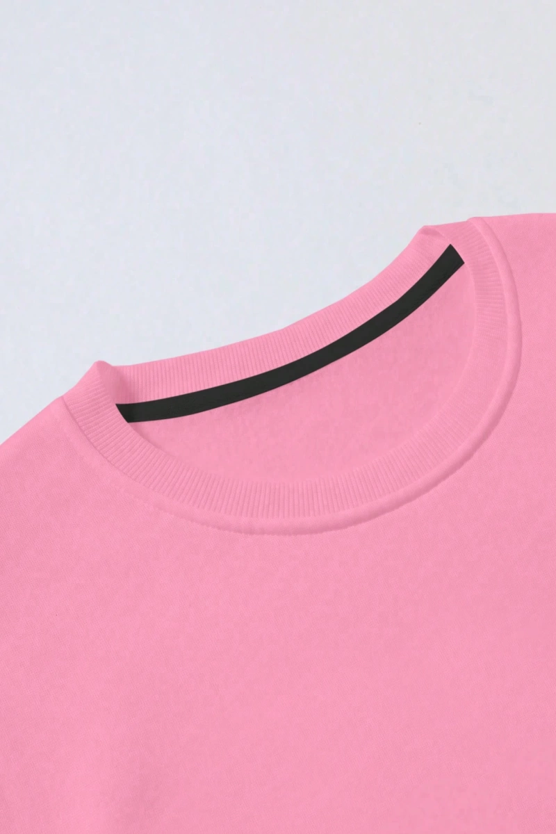 Erkek Düz Renk Düşük Omuz Bol Kesim Kapşonlu Sweatshirt Bağcıklı
