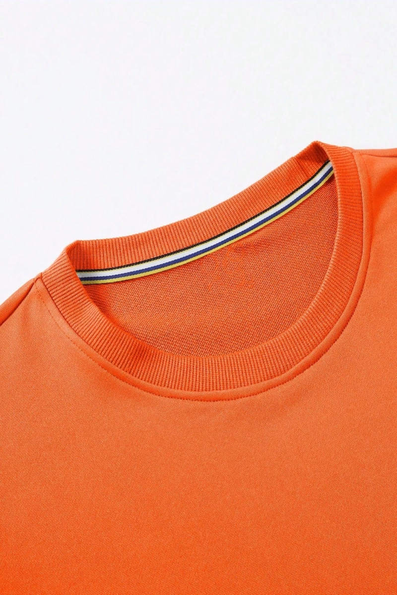 Erkek Düz Renk Düşük Omuz Bol Kesim Kapşonlu Sweatshirt Bağcıklı