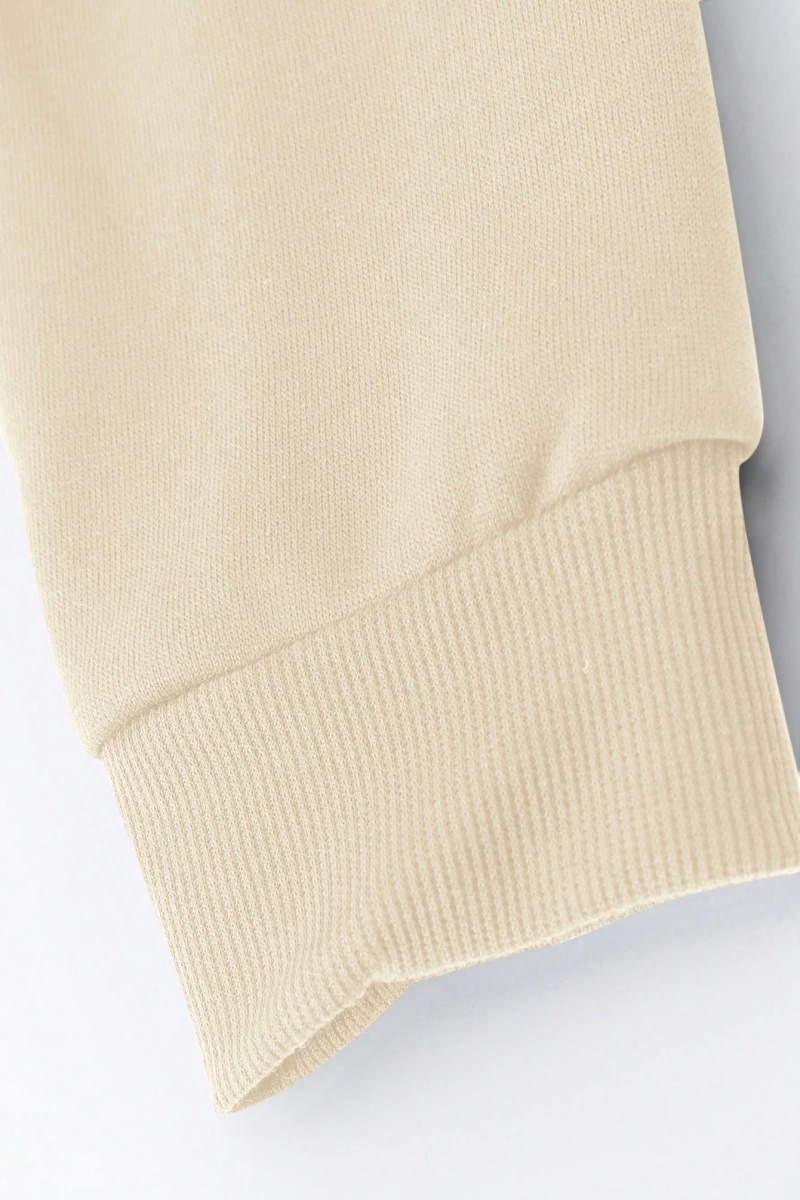Erkek Düz Renk Düşük Omuz Bol Kesim Kapşonlu Sweatshirt Bağcıklı
