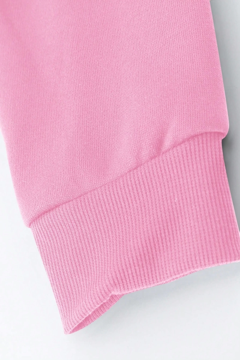 Erkek Düz Renk Düşük Omuz Bol Kesim Kapşonlu Sweatshirt Bağcıklı