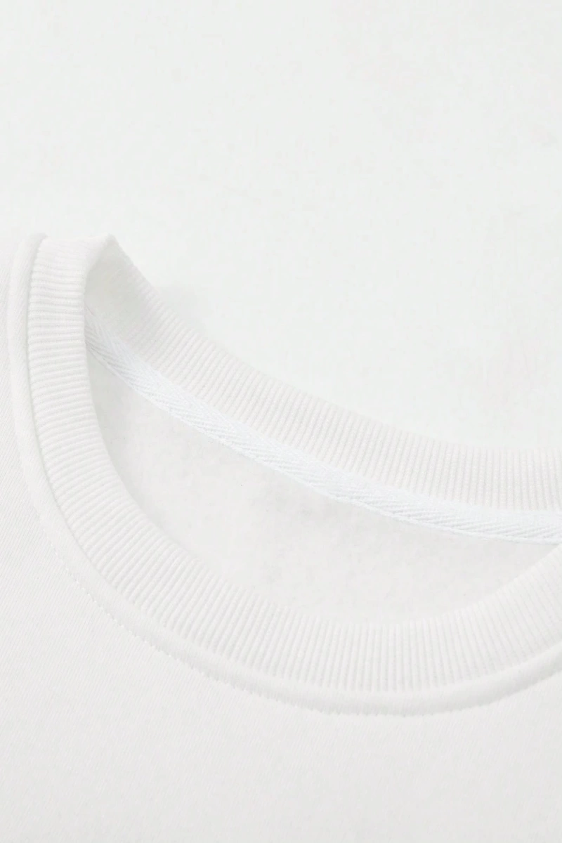 Erkek Düz Renk Düşük Omuz Bol Kesim Kapşonlu Sweatshirt Bağcıklı