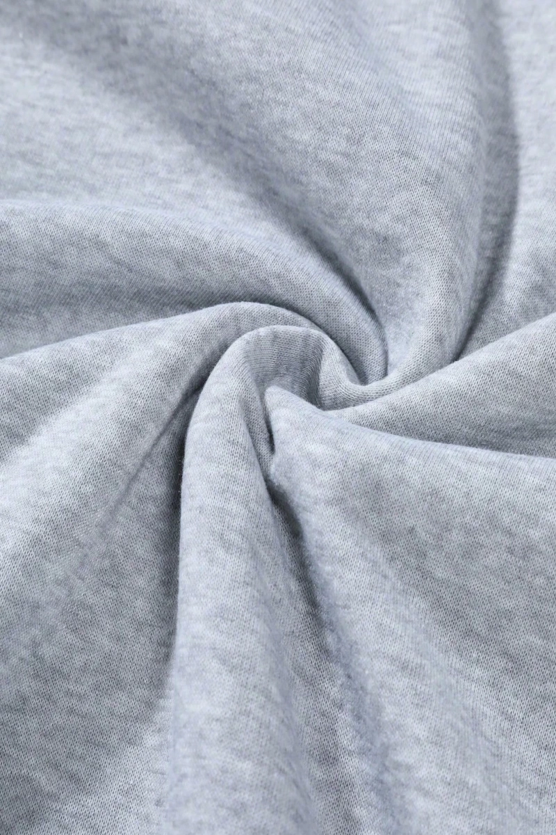 Erkek Düz Renk Düşük Omuz Bol Kesim Kapşonlu Sweatshirt Bağcıklı