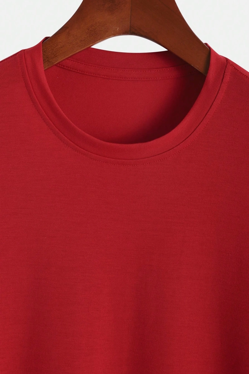 Erkek Düz Renk Düşük Omuz Bol Kesim Kapşonlu Sweatshirt Bağcıklı