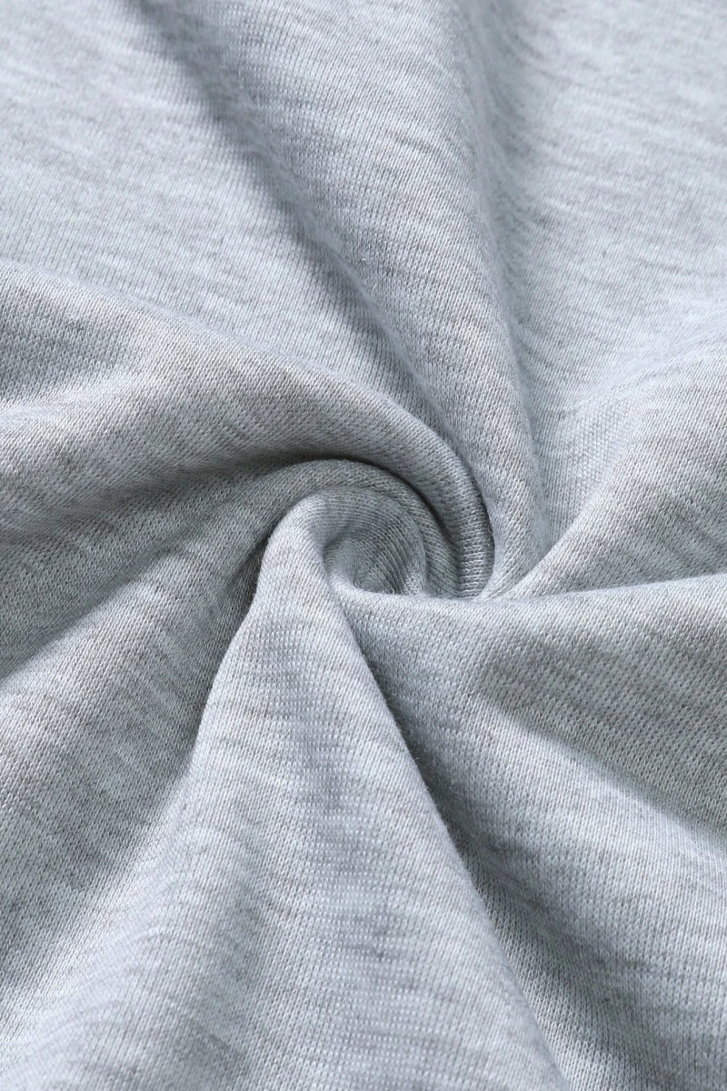 Erkek Düz Renk Düşük Omuz Bol Kesim Kapşonlu Sweatshirt Bağcıklı