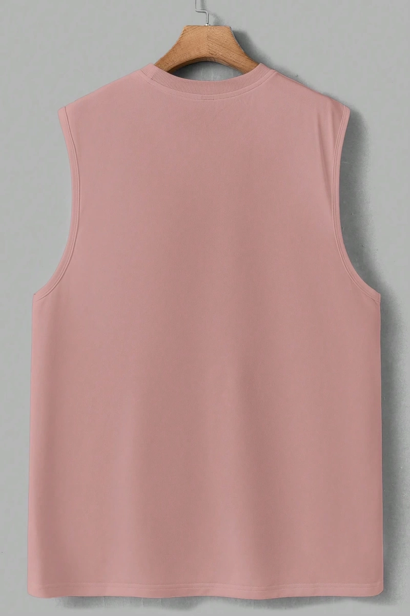 Erkek Düz Renk Günlük Geniş Askılı Tank Top