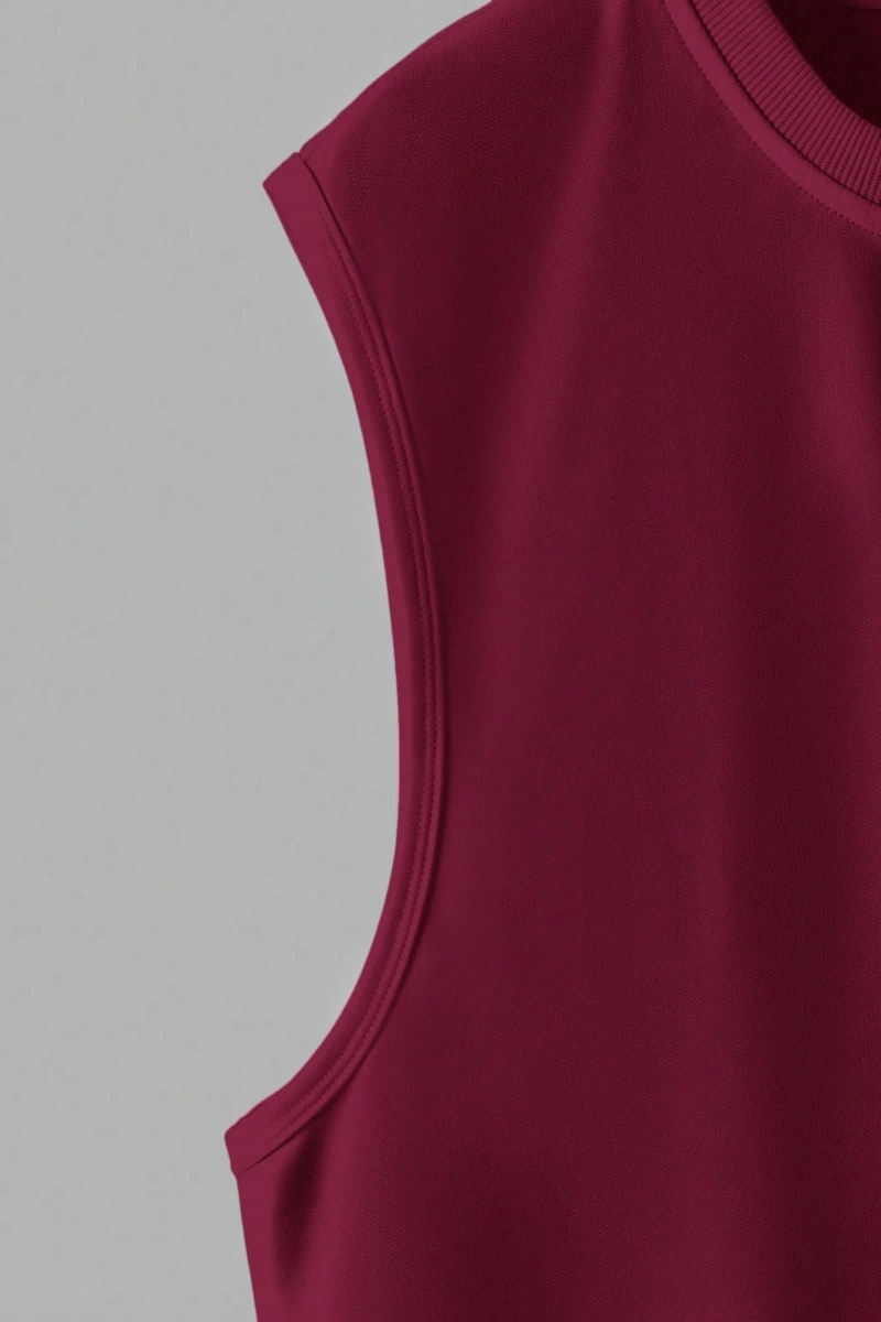 Erkek Düz Renk Günlük Geniş Askılı Tank Top