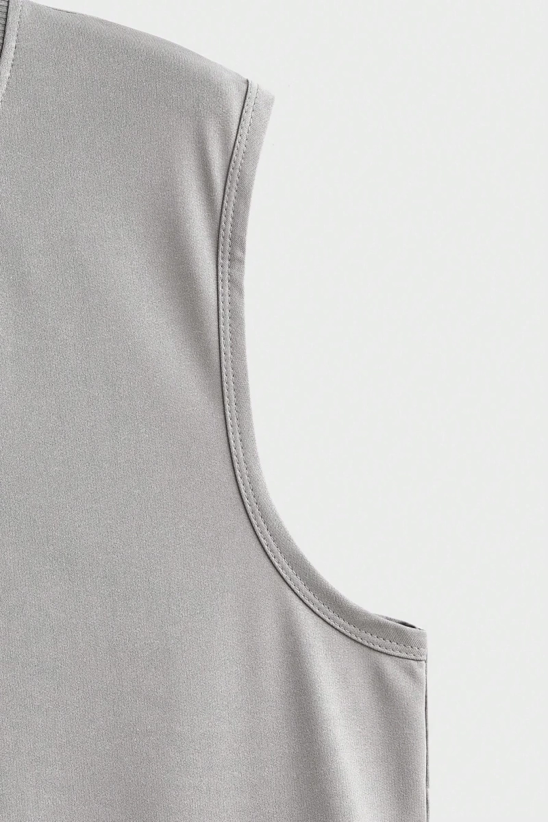 Erkek Düz Renk Günlük Geniş Askılı Tank Top