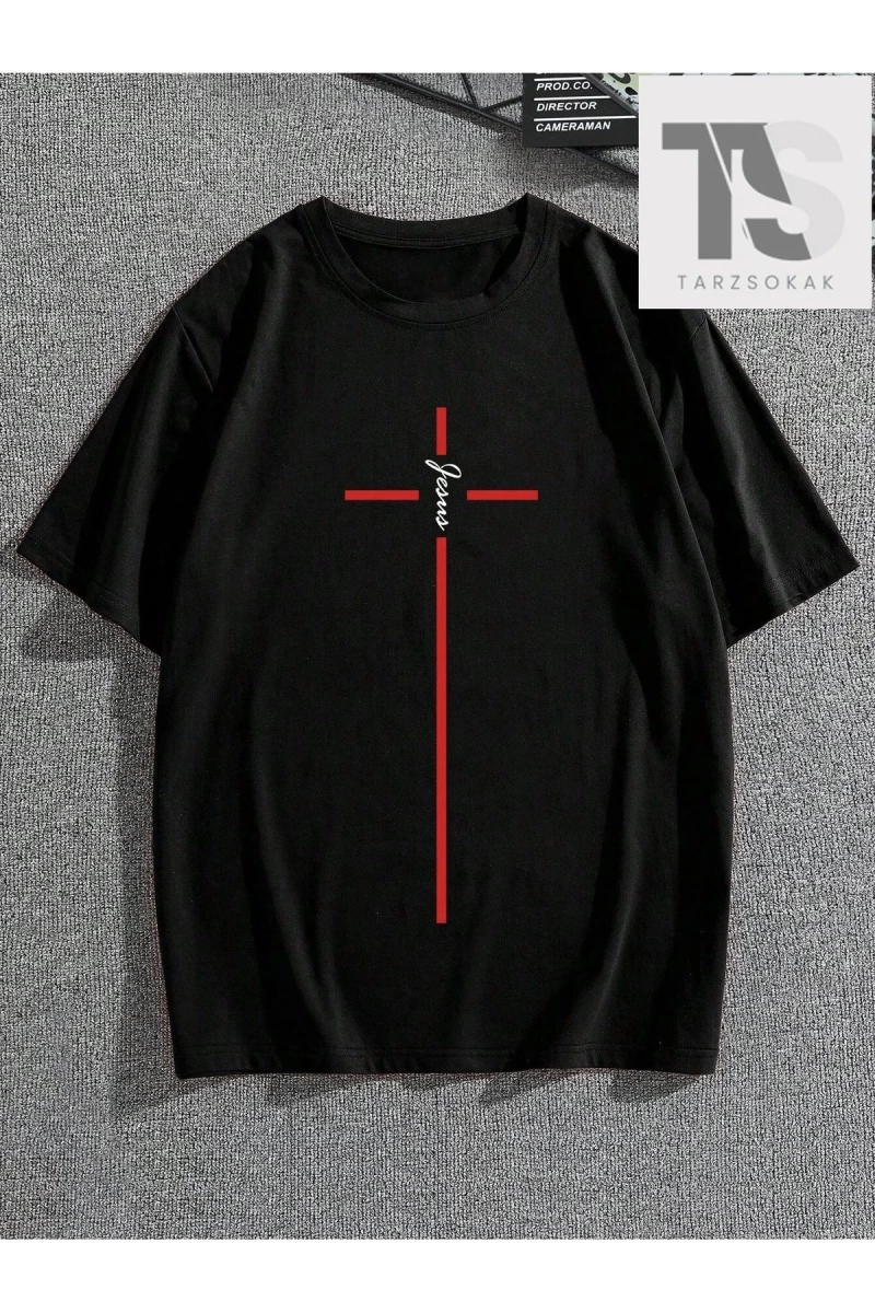 Erkek Emoji Baskılı T-Shirt