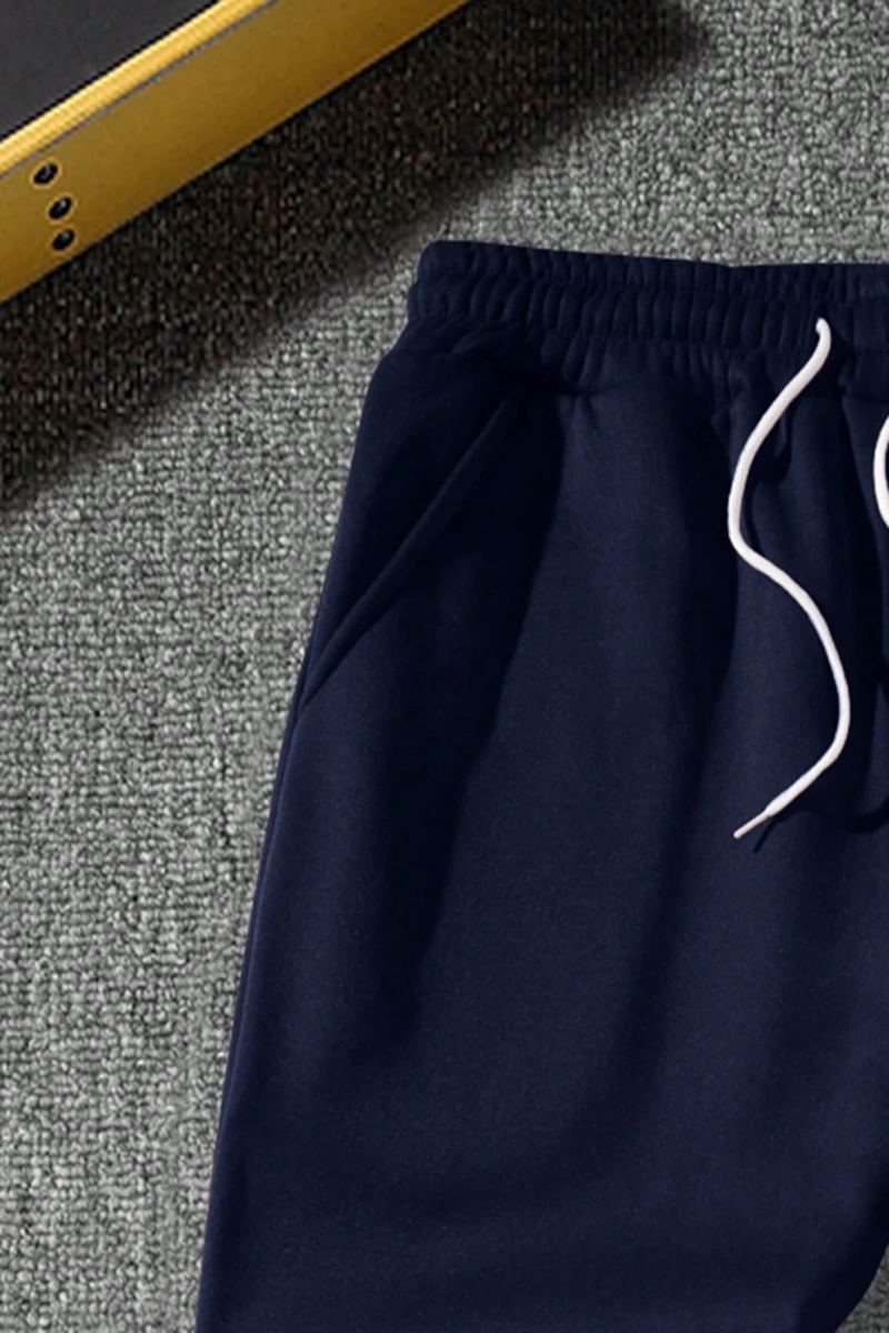 Erkek Gotik Yazı Tipi Baskılı Bağcıklı Jogger Pantolon