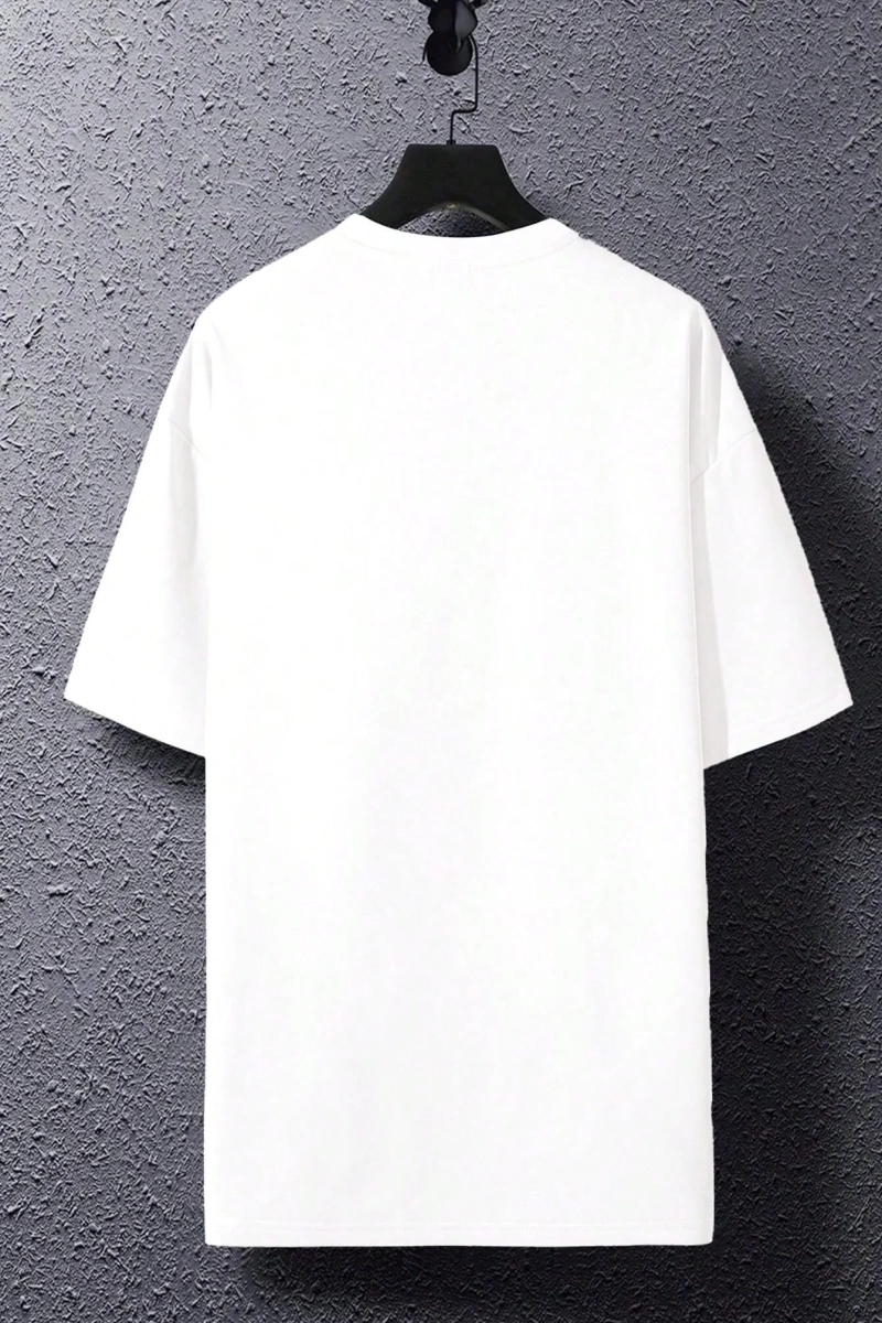 Erkek Günlük Baskılı Tişört, Minimalist Tasarım