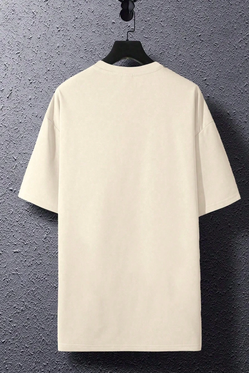 Erkek Günlük Baskılı Tişört, Minimalist Tasarım