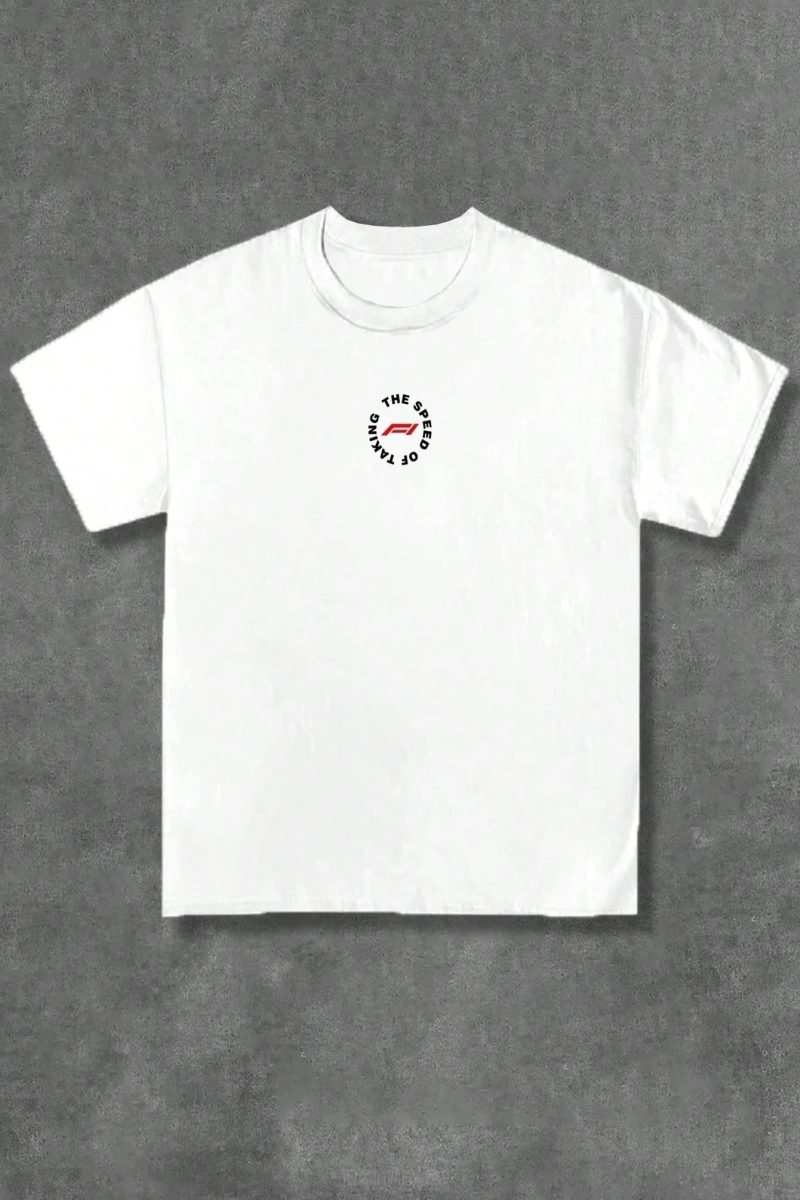 Erkek Günlük Büyük Boy Raglan Yuvarlak Yaka Tişört Grafik D