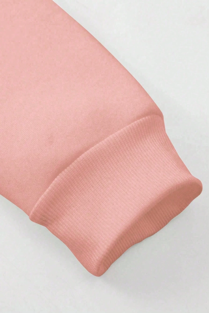 Erkek Günlük Harf Baskılı Kapüşonlu Sweatshirt Bağcıklı