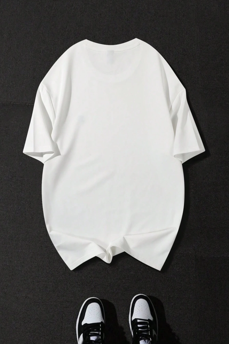Erkek Günlük Kısa Kollu Tişört, Günlük Giyim İçin Minimalist Stil, Erkek G