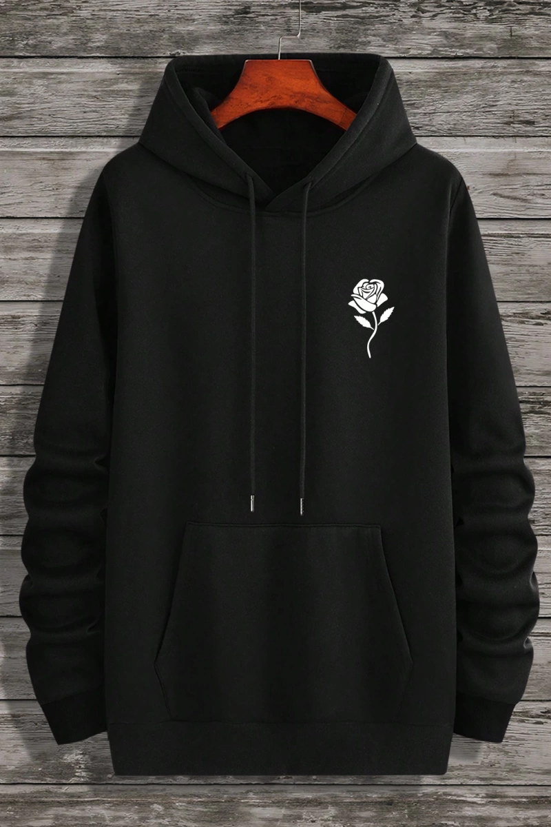 Erkek Günlük Minimalist Sweatshirt, Günlük Giyim