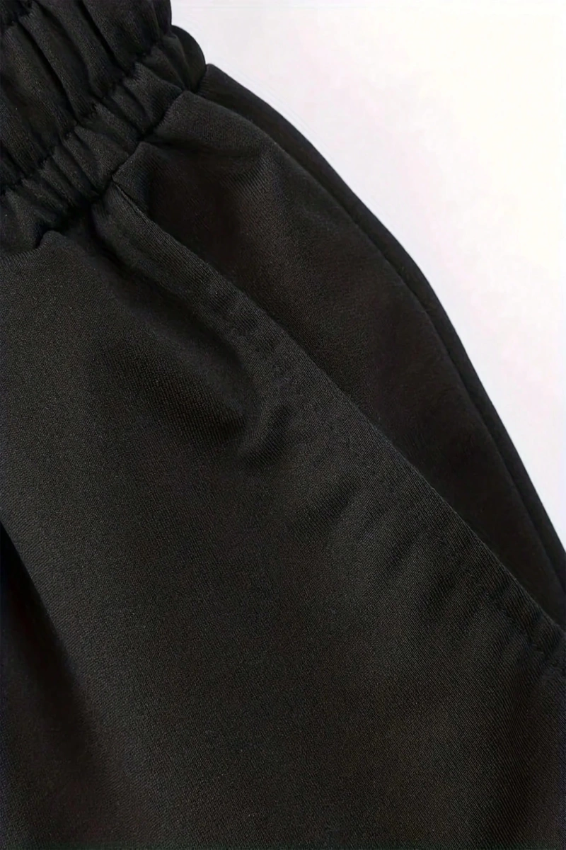 Erkek Günlük Spor Pantolonu, Bol Kesim, Bağcıklı Bel, İlkbahar ve Sonbaharda Koşu ve Yürüyüş