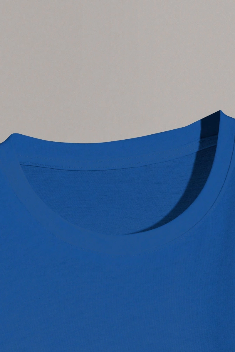 Erkek Günlük Yuvarlak Yaka Kısa Kollu Tişört, Düz Renk Minimalist Moda, İlkbahar ve Yaz Günlü