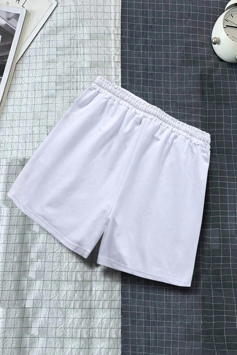 Erkek Harfli Grafik Bağcıklı Bel Şort Jogger Antrenman Baba Ve Ben