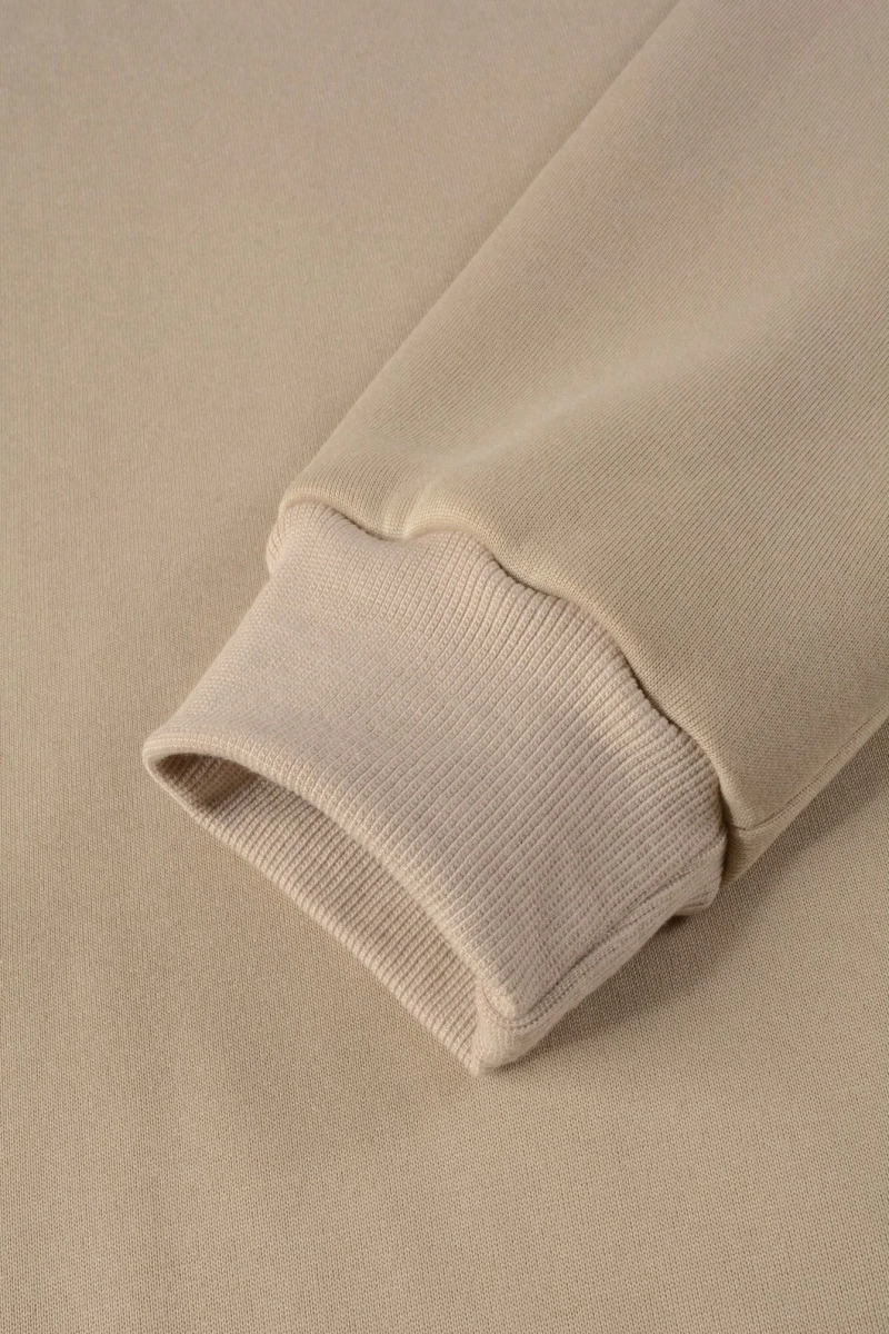 Erkek Harfli Grafik Omuzdan Askılı Moda Uzun Kollu Dışarı Çıkma Bağcıklı Kapü
