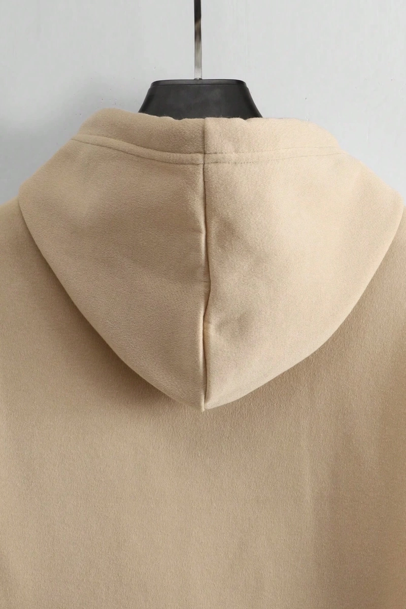 Erkek Harfli Grafik Omuzdan Askılı Moda Uzun Kollu Dışarı Çıkma Bağcıklı Kapü