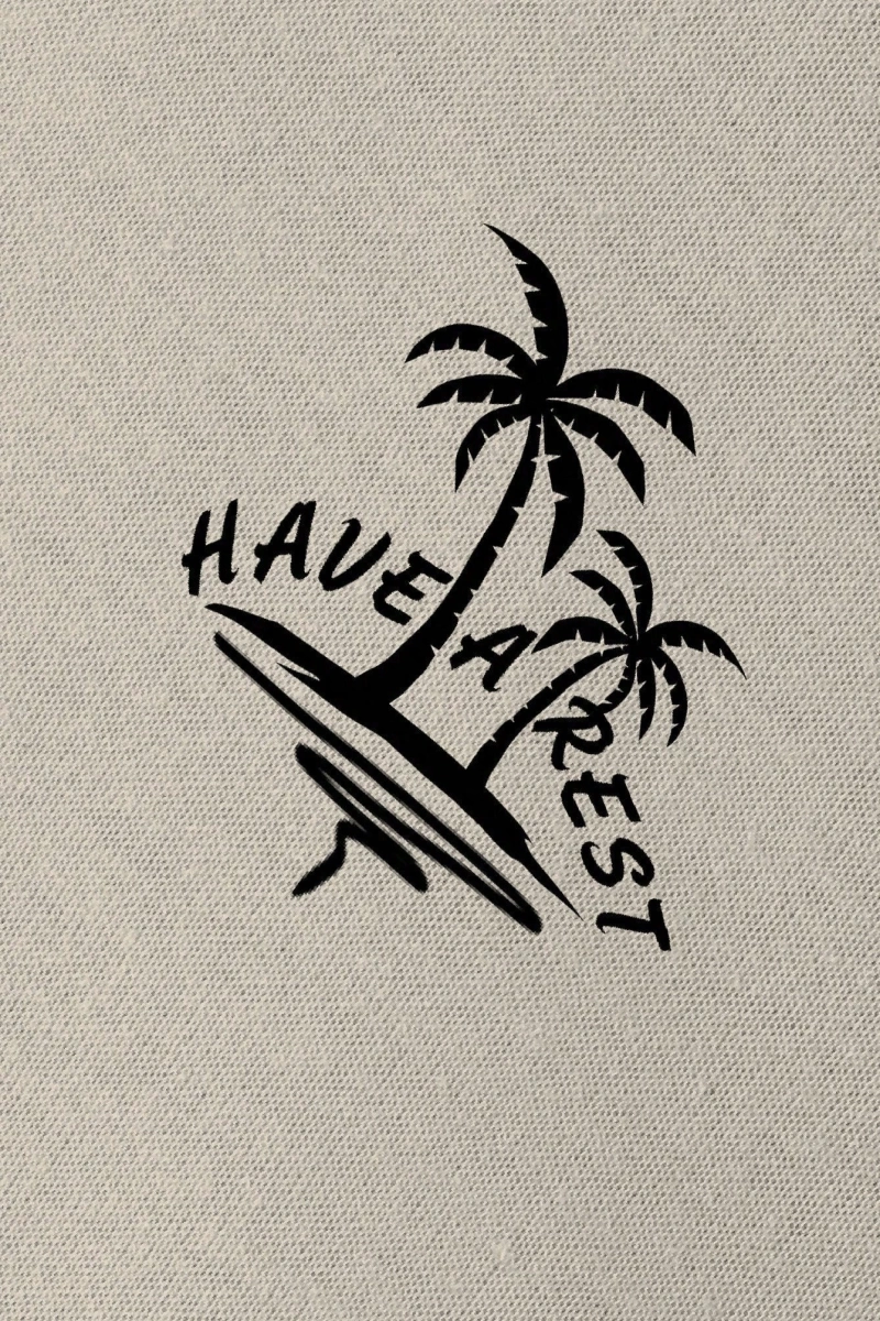 Erkek Harfli Grafik Tişört