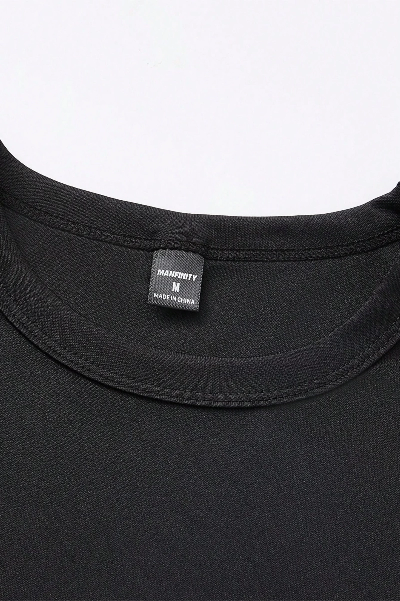 Erkek Kısa Kollu Yuvarlak Yaka Tişört ve Şort Takımı, Yaz İçin Moda