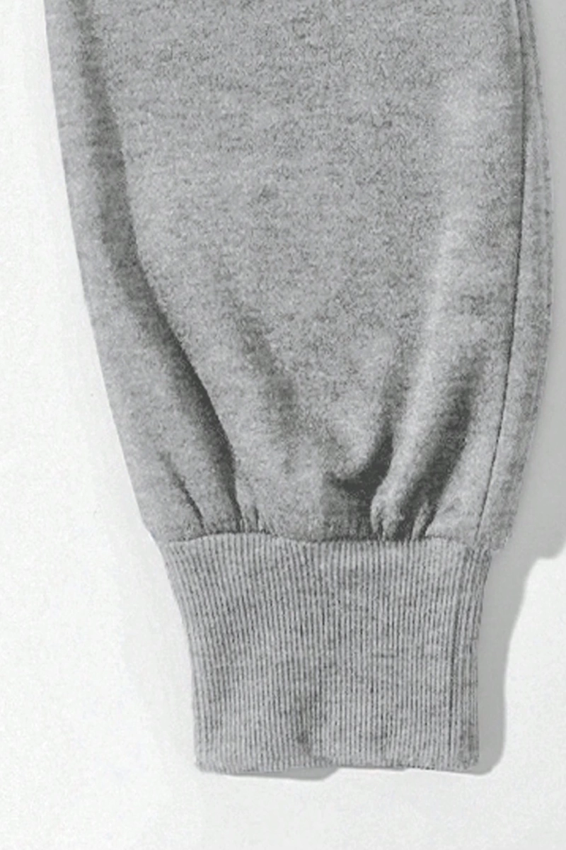 Erkek Mektup Baskılı Bağcıklı Bel Jogger Pantolon