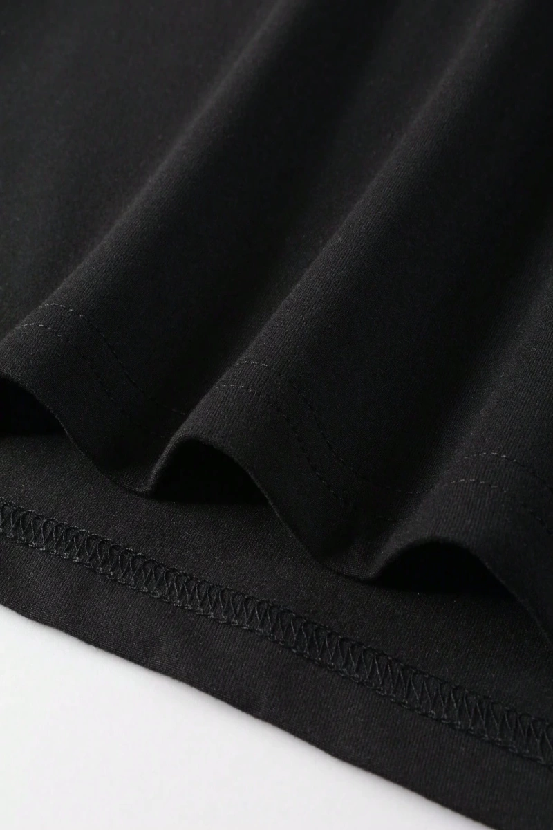 Erkek Mektup Baskılı Kısa Kollu Slim Fit Tişört