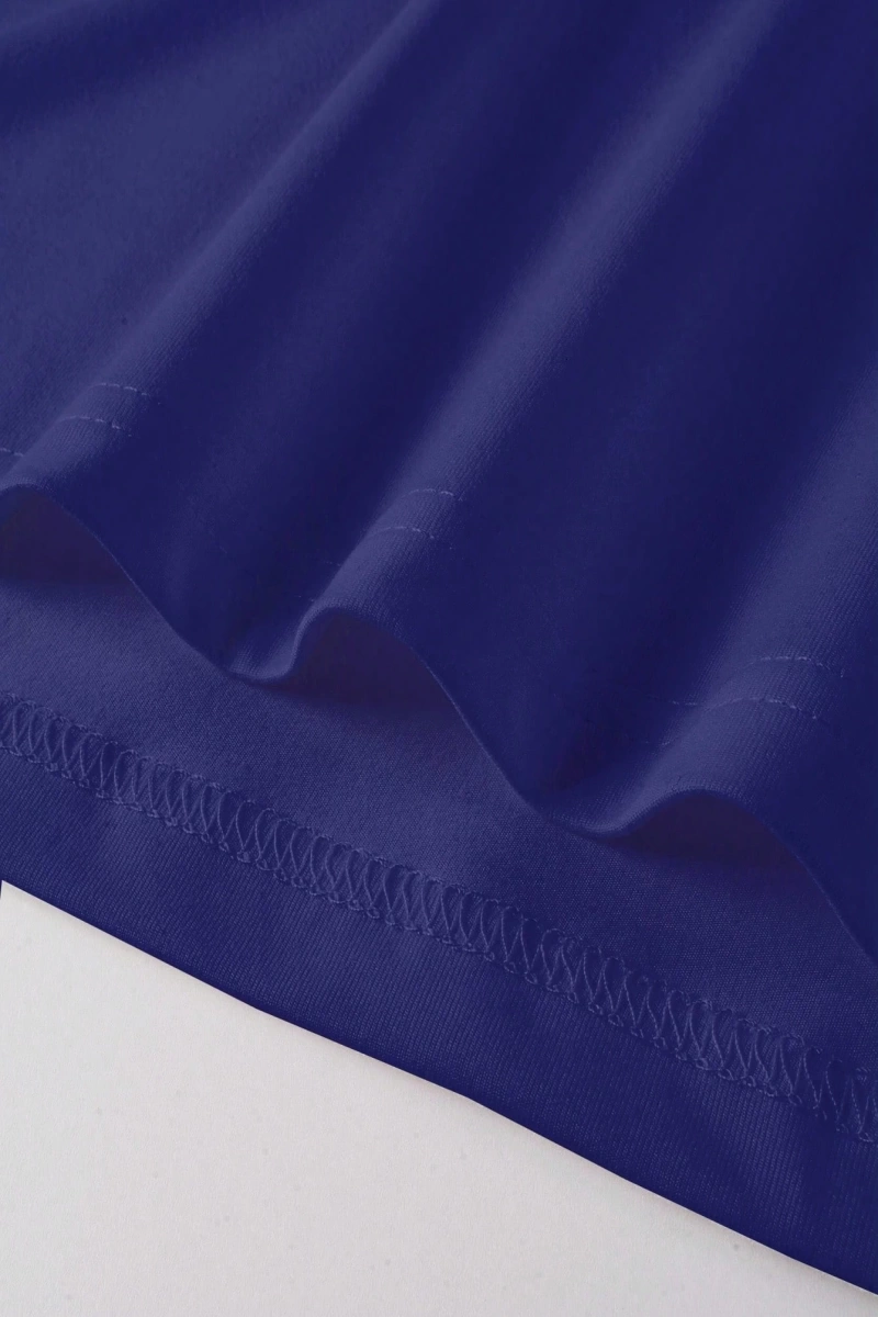 Erkek Mektup Baskılı Kısa Kollu Slim Fit Tişört