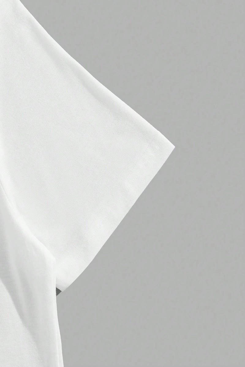 Erkek Mektup Baskılı Yuvarlak Yaka Kısa Kollu Rahat Slim Fit Tişört