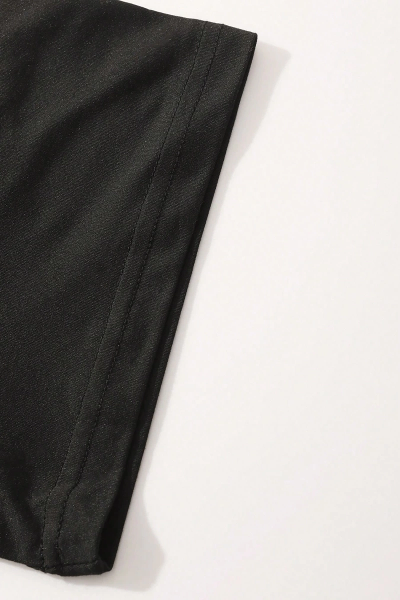 Erkek Moda Rahat Harf Grafik Baskılı Yuvarlak Yaka Kısa Kollu Tişört
