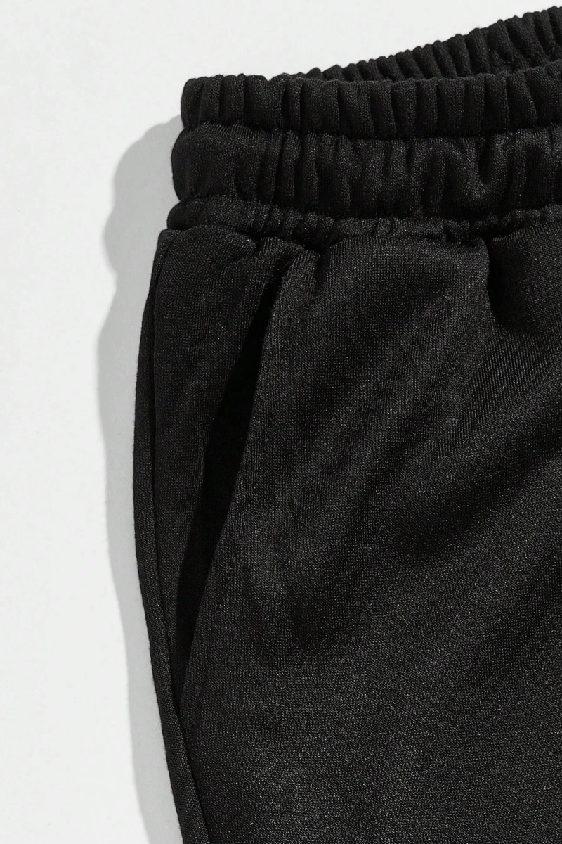 Erkek Moda Sokak Stili Bağcıklı Baskılı Eşofman Altı, Gotik Grafik Dışarı Çıkm