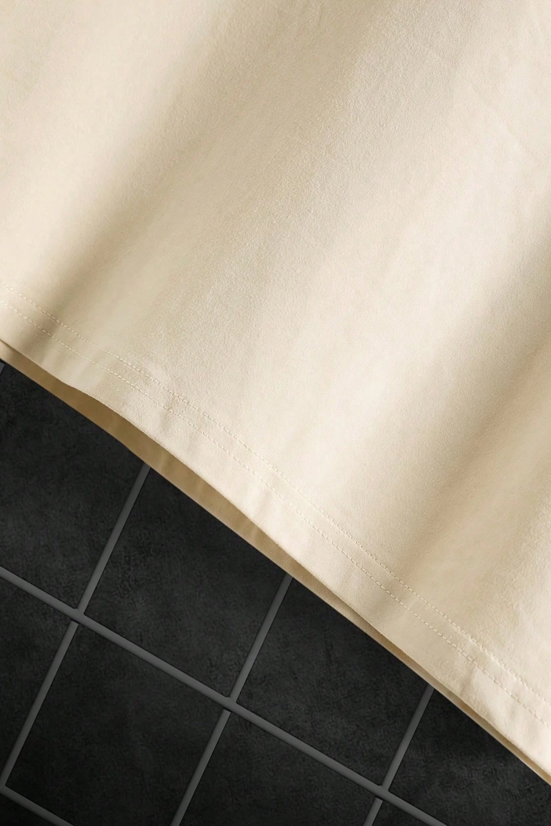 Erkek Moda Yeni Japon Tarzı Böcek, Kuş ve Çiçek Baskılı Kısa Kollu Gömlek, İlkbahar/Yaz