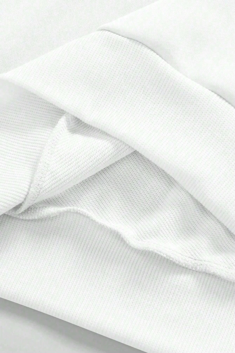 Erkek Modası Yaratıcı Tasarım Grafik Harf ve Baskılar Günlük Spor Kazak Sweatshirt