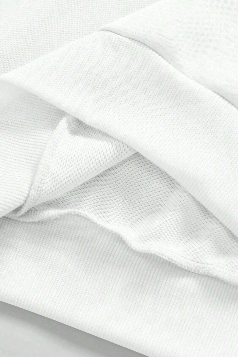 Erkek Modası Yaratıcı Tasarım Grafik Harf ve Baskılar Günlük Spor Kazak Sweatshirt