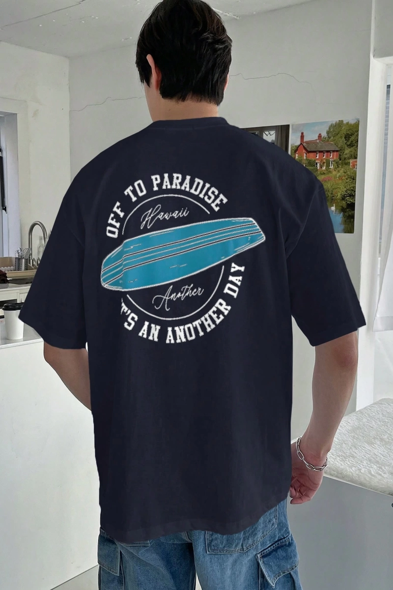 Erkek Pamuklu Slogan Grafik Tişört
