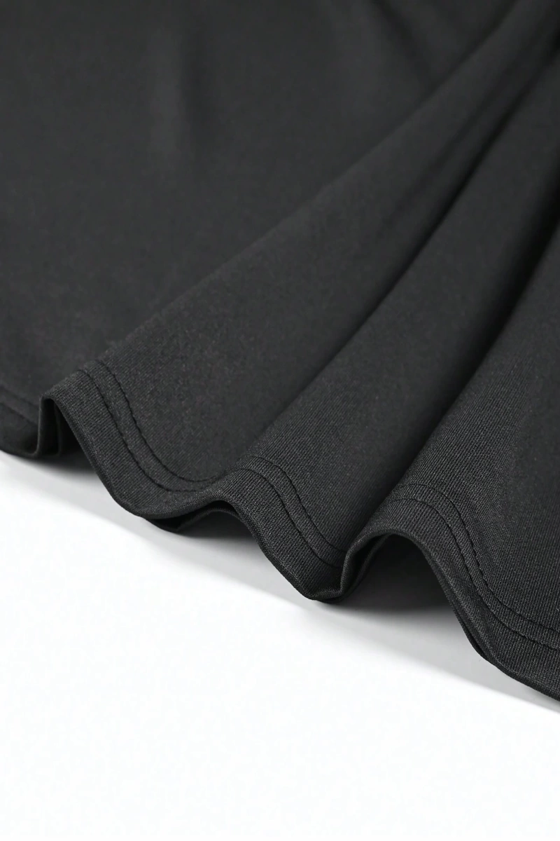 Erkek Rahat Minimalist Güneş, Ay ve Yıldız Harf Baskılı Tişört