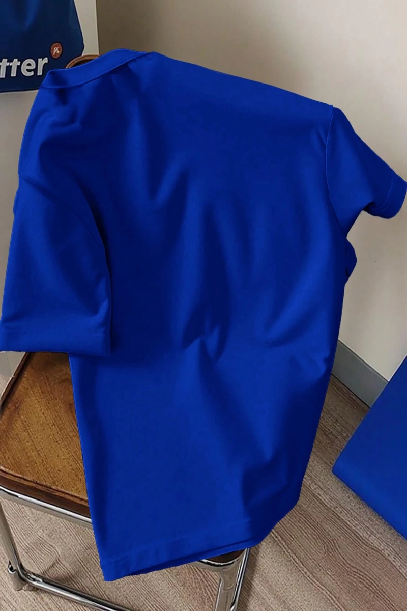 Erkek Slim Fit Düz Renk Kısa Kollu Yuvarlak Yaka Tişört, Yaz İçin Moda