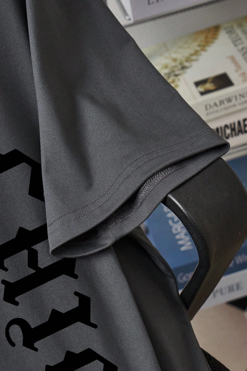 Erkek Slim Fit Yuvarlak Yaka Kısa Kollu Tişört, Yaz İçin Moda