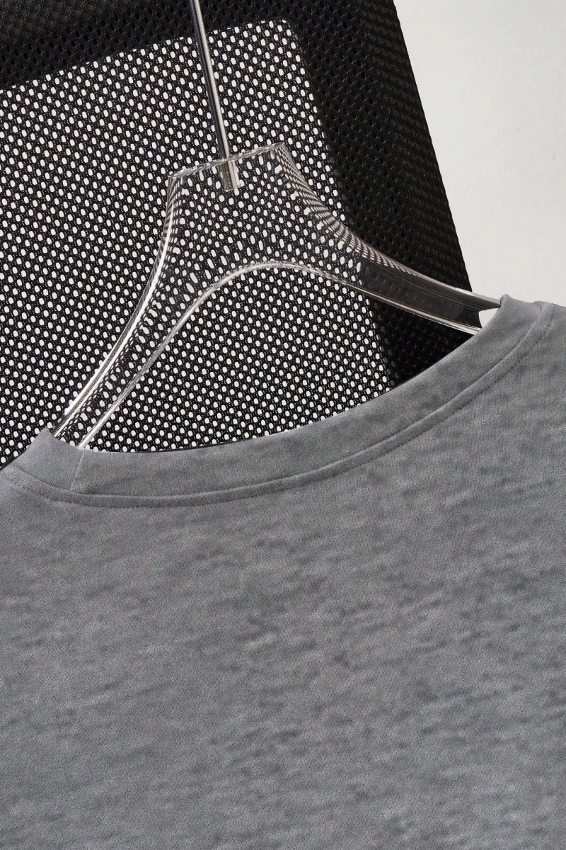 Erkek Slim Fit Yuvarlak Yaka Kısa Kollu Tişört, Yaz İçin Moda