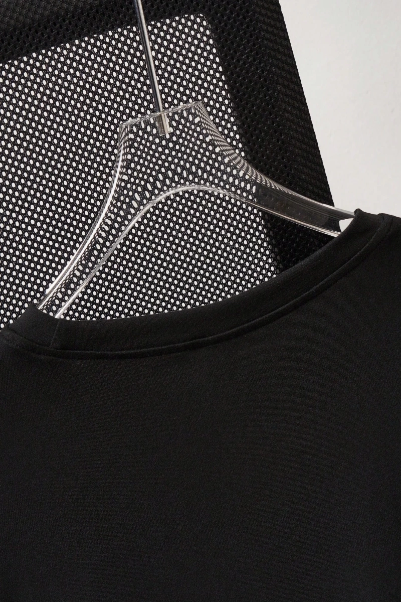 Erkek Slim Fit Yuvarlak Yaka Kısa Kollu Tişört, Yaz İçin Moda