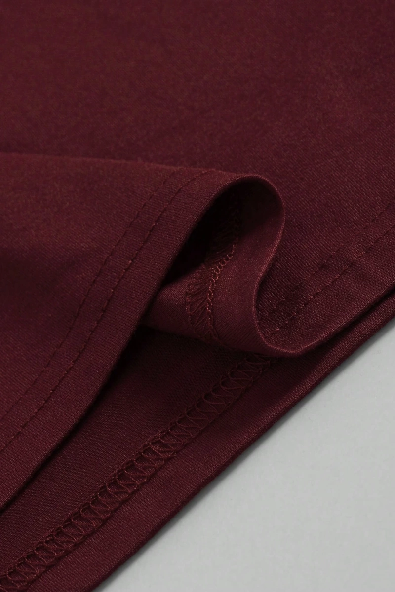 Erkek Slogan Baskılı Mürettebat Yaka Kısa Kollu Slim Fit Günlük Tişört