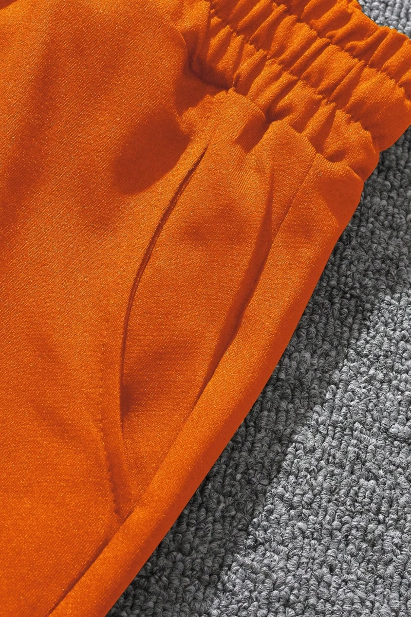 Erkek Slogan Grafik Bağcıklı Bel Şortu Grafik Dışarı Çıkma Moda Bağcıklı Şort