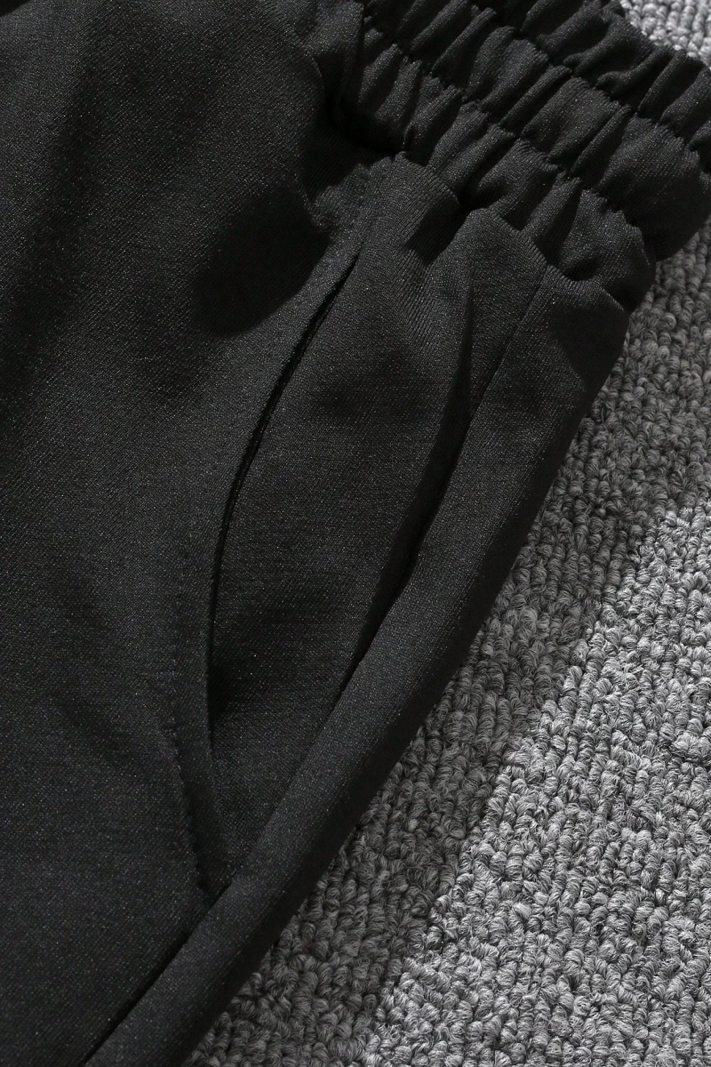 Erkek Slogan Grafik Bağcıklı Bel Şortu Grafik Dışarı Çıkma Moda Bağcıklı Şort