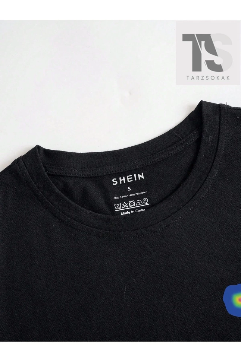 Erkek Slogan Ve Karakter Baskılı T-shirt