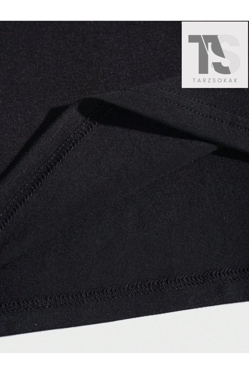 Erkek Tavuk Ve Lolipop Yazılı Baskılı T-Shirt