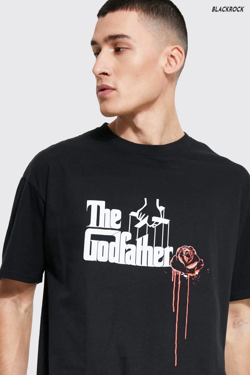 Erkek The God Father Baskılı