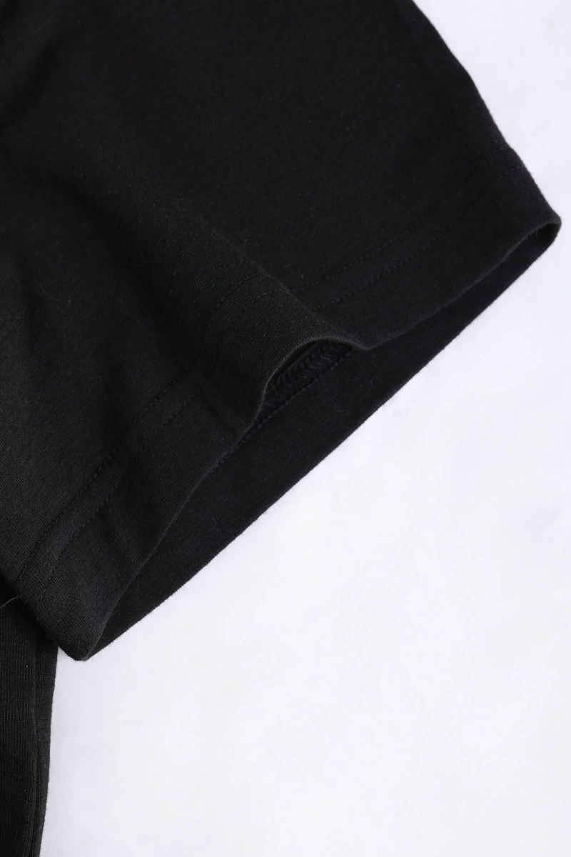 Erkek Tişörtleri Fit Crew Yaka Düşük Omuz Kısa Kollu Slogan Tişört Rahat Yaz