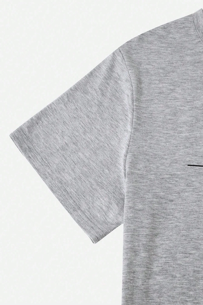 Erkek Tişörtleri Fit Crew Yaka Kısa Kollu Grafik Tişört Kedi Komik Rahat Yaz