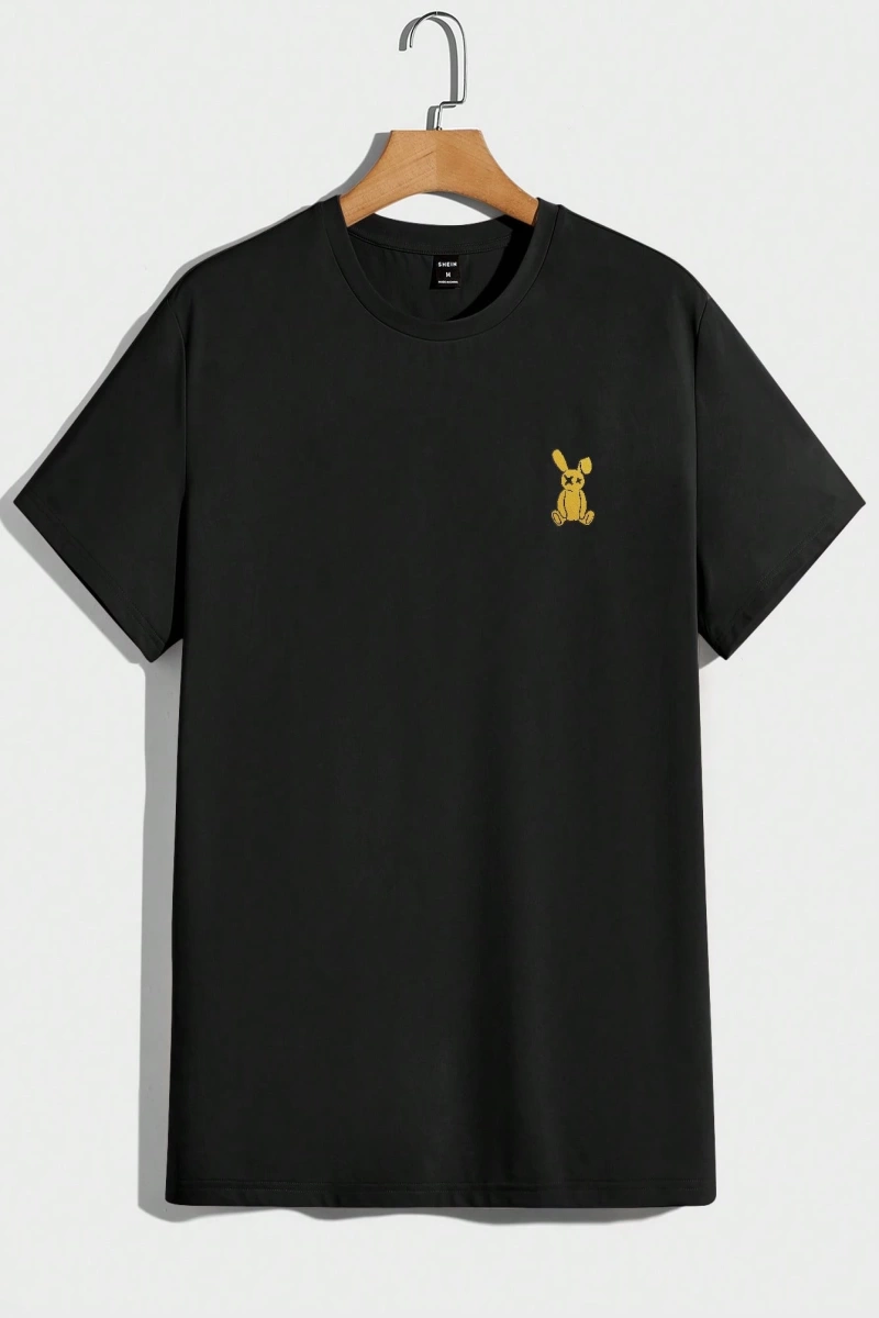 Erkek Tişörtleri Fit Crew Yaka Kısa Kollu Grafik Tişört Komik Moda Erkek
